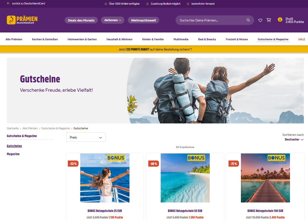 Deutschland Card Prämienshop 2024 11 13 Bild 01