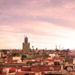 Nice View In The City Of Marrakesh In Morocco Africa Nice View In The City Of Marrakesh In Morocco Africa